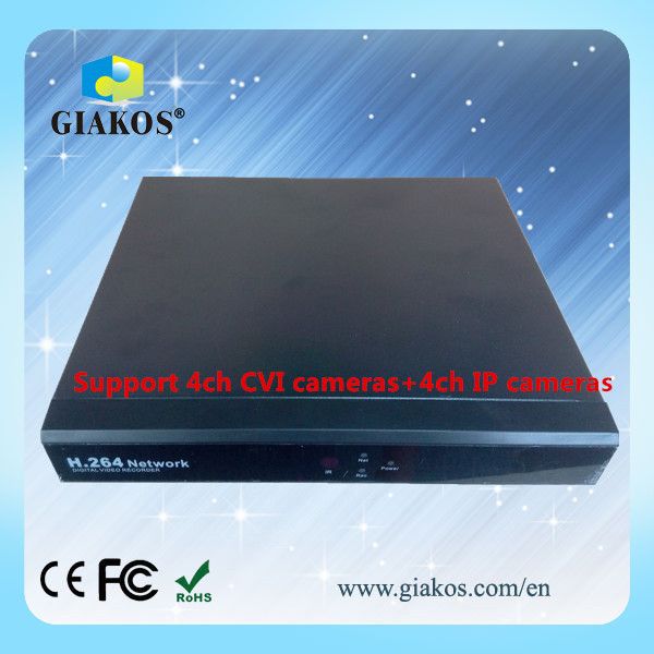 SYV75-3 coaxial 4CH HD CVI DVR compatible IP camera