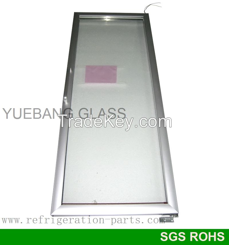 Upright Freezer glass door with Aluminum Frame