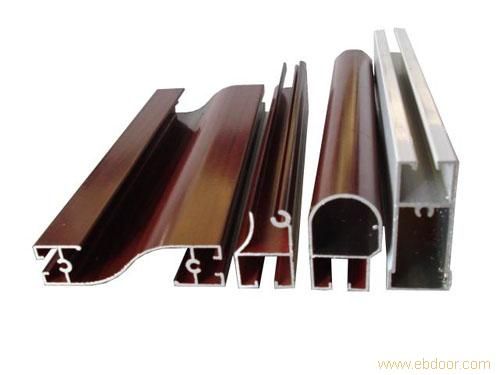 aluminum profile for window with electroresis golden