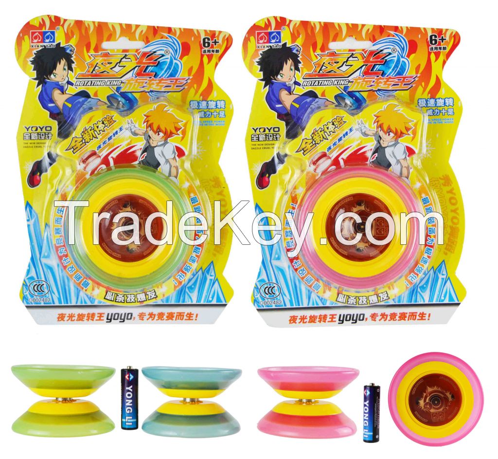 Metal  3 Bearing  Luminous Yoyo