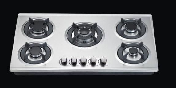 sabaf stainless steel built-in gas cooker