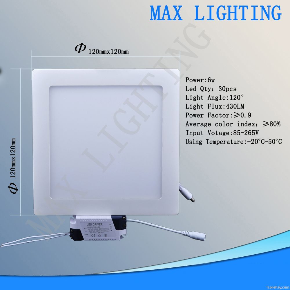 18W LED panel Light with CE, RoHS, ISO9001
