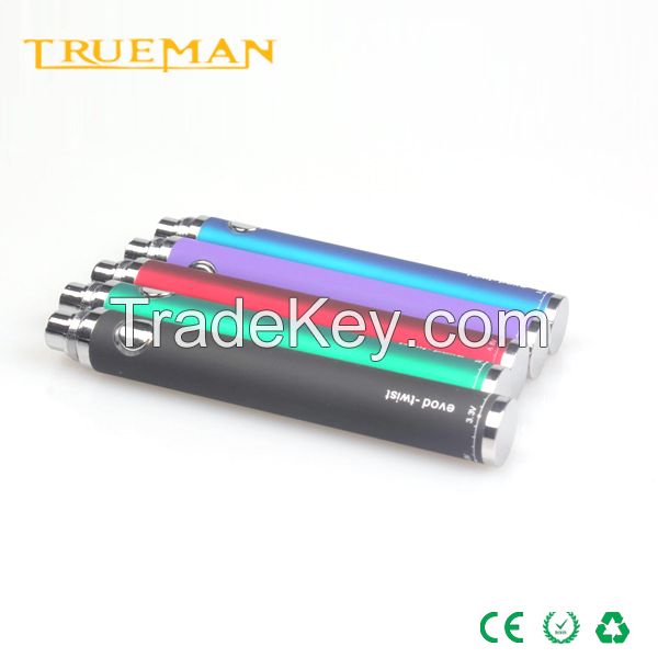 ecig Battery 1100mah evod variable voltage battery