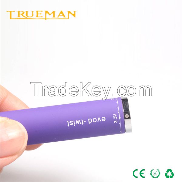 ecig Battery 1100mah evod variable voltage battery