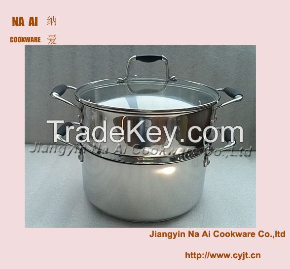 Stainless steel pans induction cookware
