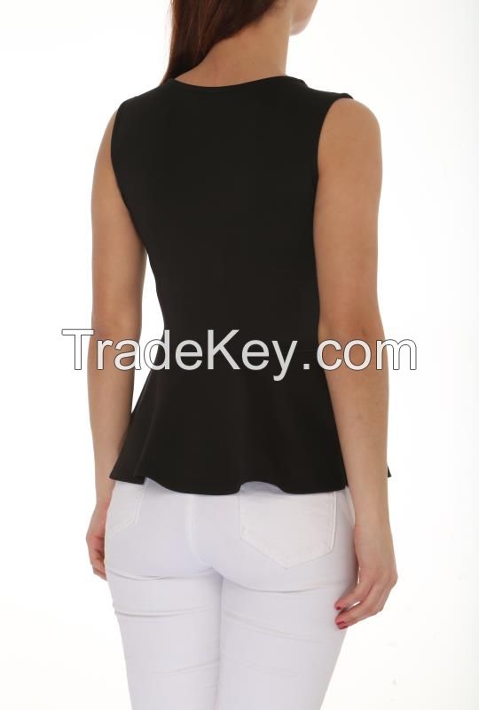 new season sleeveless blouses and tops for women