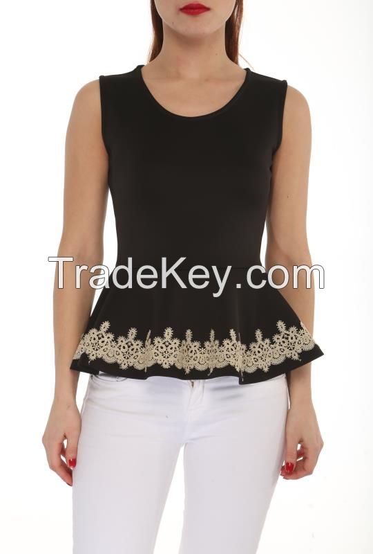 new season sleeveless blouses and tops for women