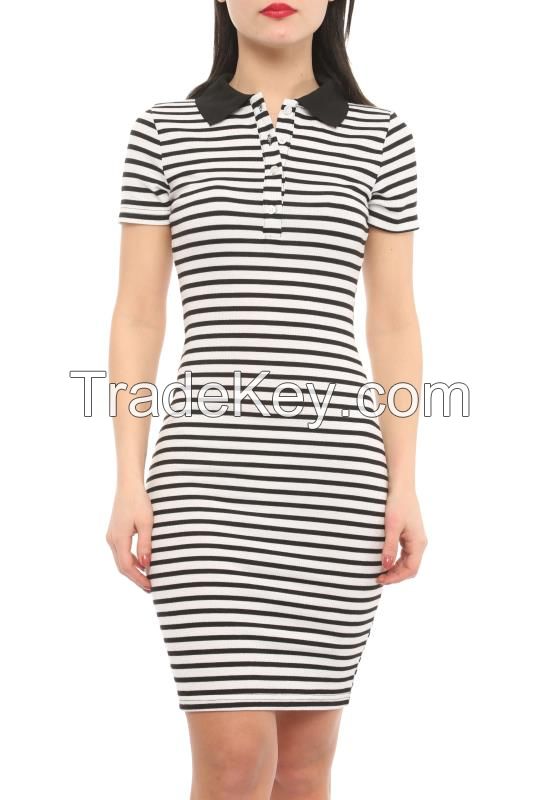 wholesale dresses with stripes made in Turkey 2016