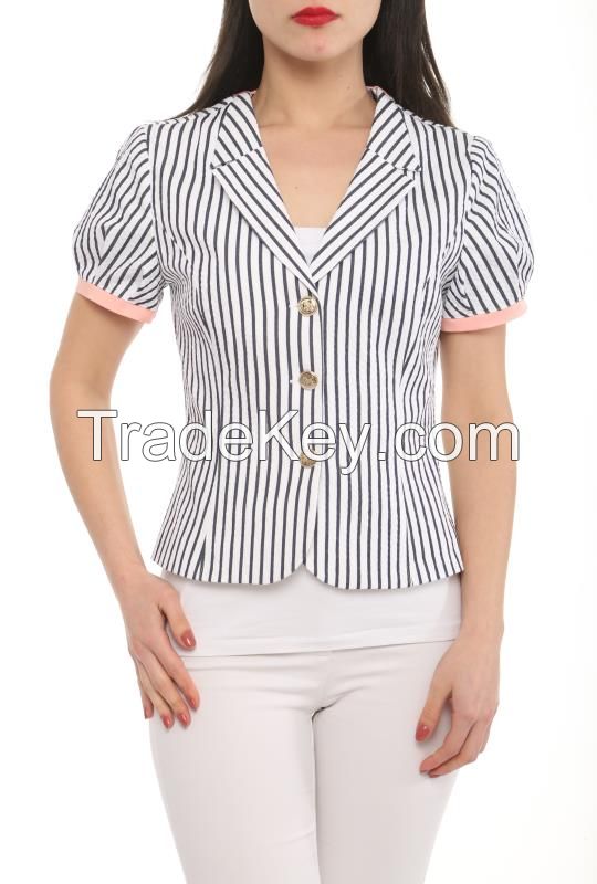 wholesale women short sleeve blazers for summer 2016