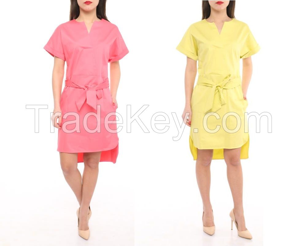 wholesale casual dresses in different colors made in Turkey
