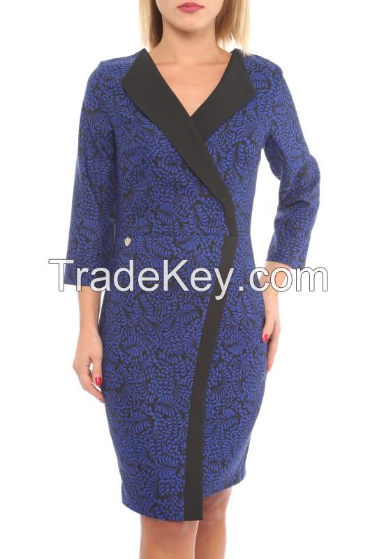 wholesale new season new collection ladies dresses for autumn and winter 3/4 sleeves