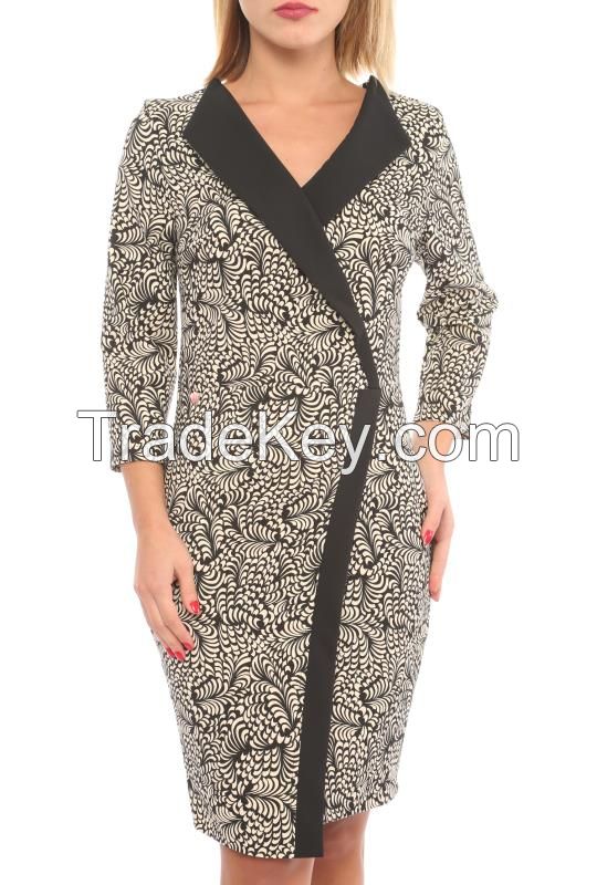 wholesale new season new collection ladies dresses for autumn and winter 3/4 sleeves