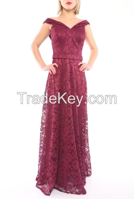 New Collection Lace Evening Dresses In Turkey