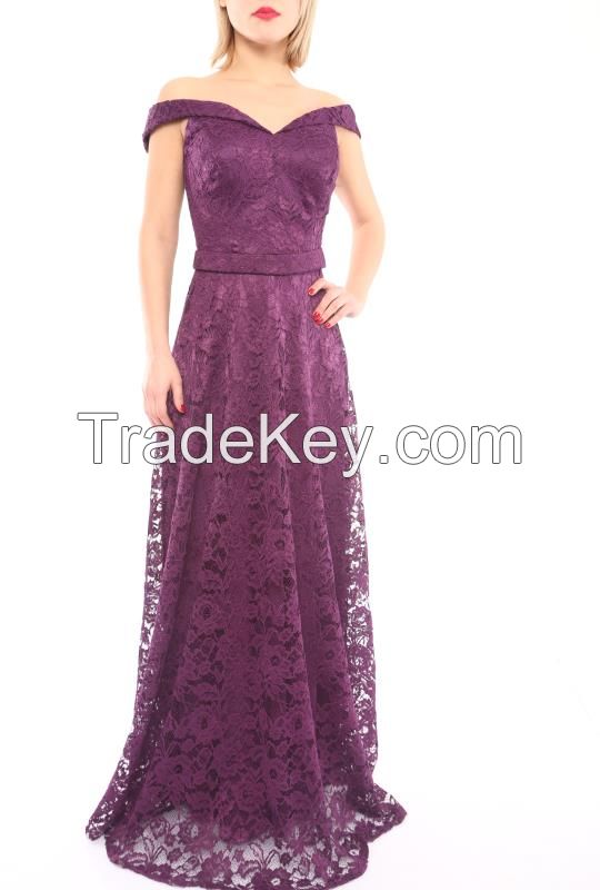 new collection lace evening dresses in Turkey