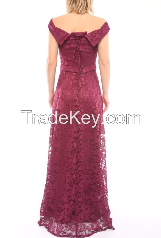 new collection lace evening dresses in Turkey