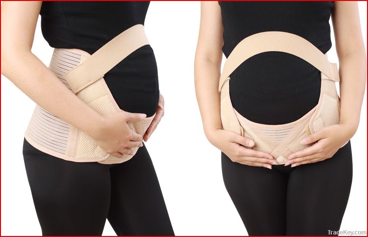Trendy elestic Tall body women's maternity back fish line support belt
