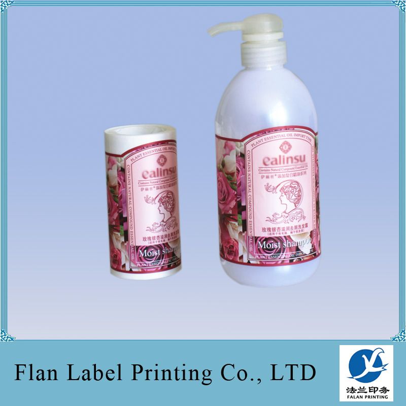 Daily chemical label (sticker)/ shampoo bottle label