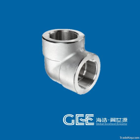 ANSI B16.5 ASTM A105 N 90 degree forged socket weld elbow