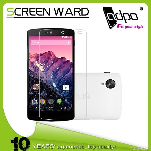 High definition hot-sell Screen protector for Lg nexus 5