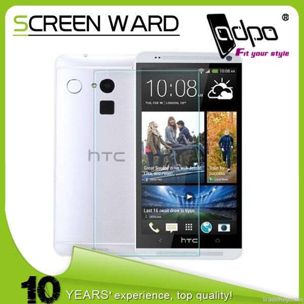 Hot-selling tempered glass screen protector for HTC one