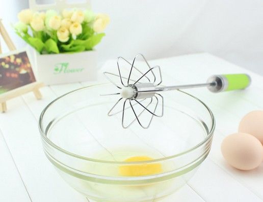 Silicone Egg Whisk Stainless Steel Handle Silicone Whisk