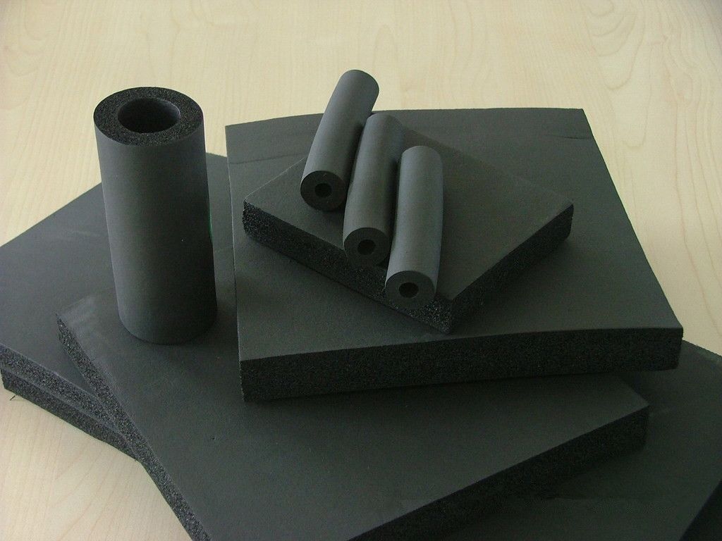 flexible foam pipe insuation for air conditioner rubber foam tubing