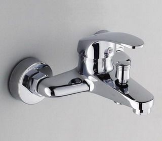 Single Lever Wall Mounted Bathroom Taps Bath Faucets BFL4001