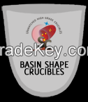 Basin Shape Crucibles