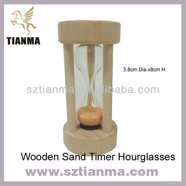 Mini Wooden Sand Timer Hourglass 45 Seconds Factory