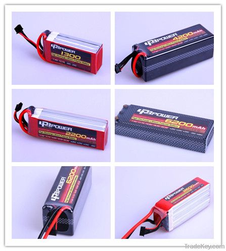 22.2V 6200MAh 25c lipo hobby batteries for RC model Factory
