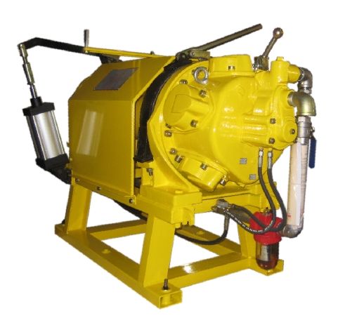 5t air winch (JQHSB-50*12-DS) with air cylinder brake