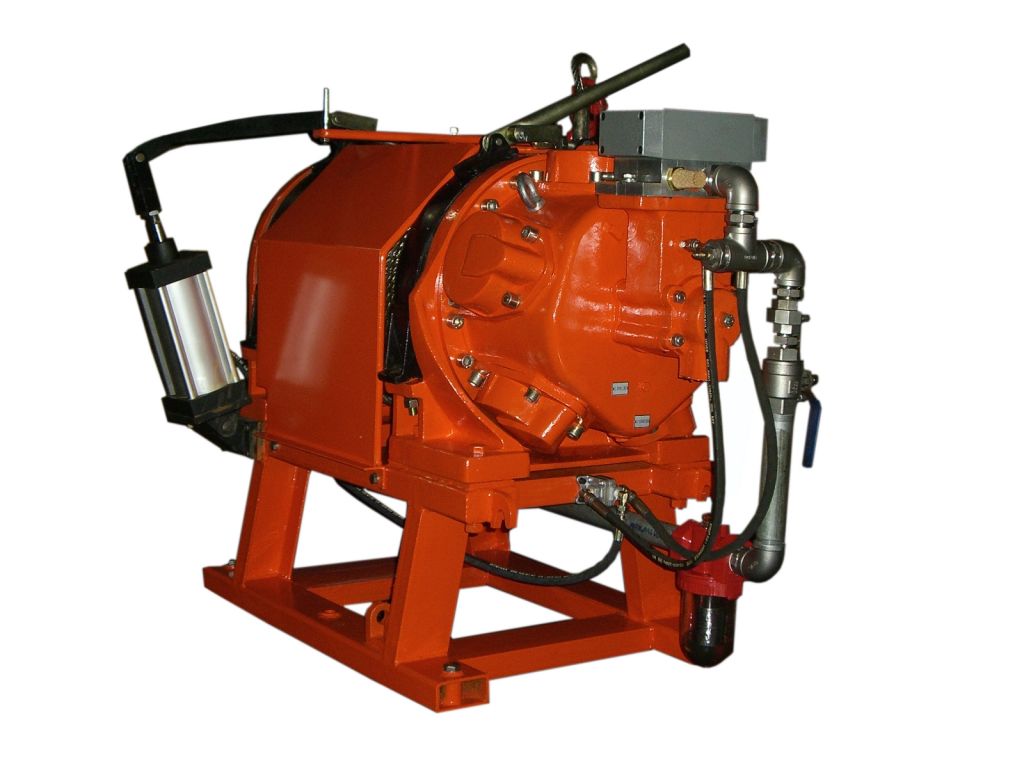 5t air winch (JQHSB-50*12-DS) with air cylinder brake