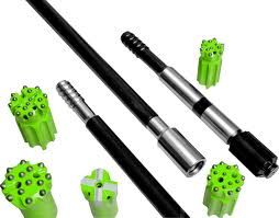 threaded rock drilling tools