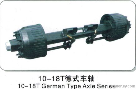 10 Ton German type Inboard drum axle