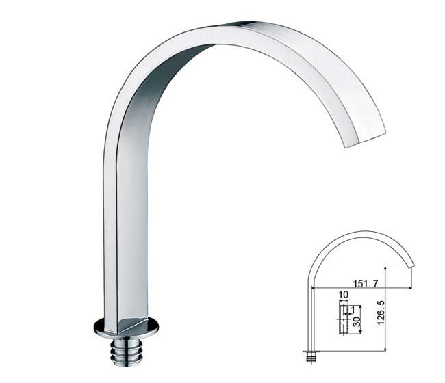 YS Brand High Quality Square Competitive Price Faucet Water Spout, Tap Pipe