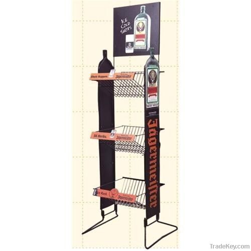 Unique Gridwall Shop Display Stands With Adjustable Wire Hook Bars