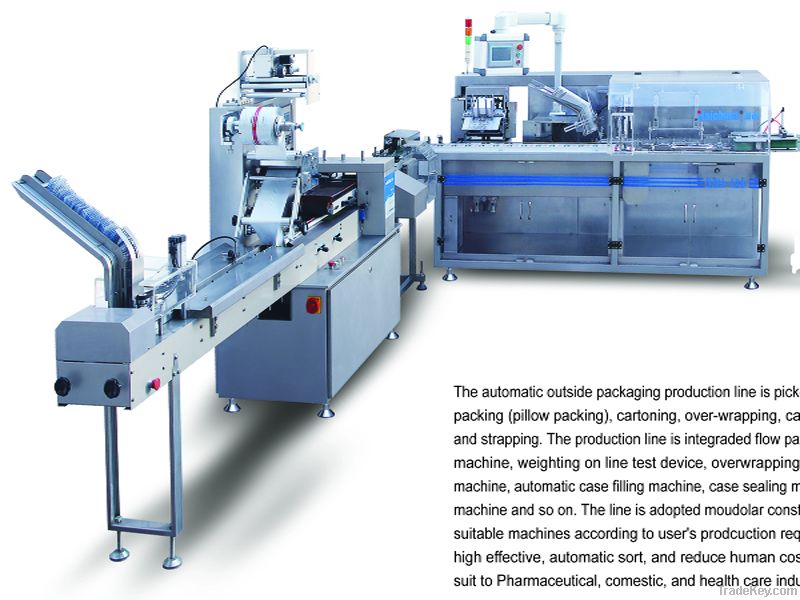 Flow packing Outsize Packaging line