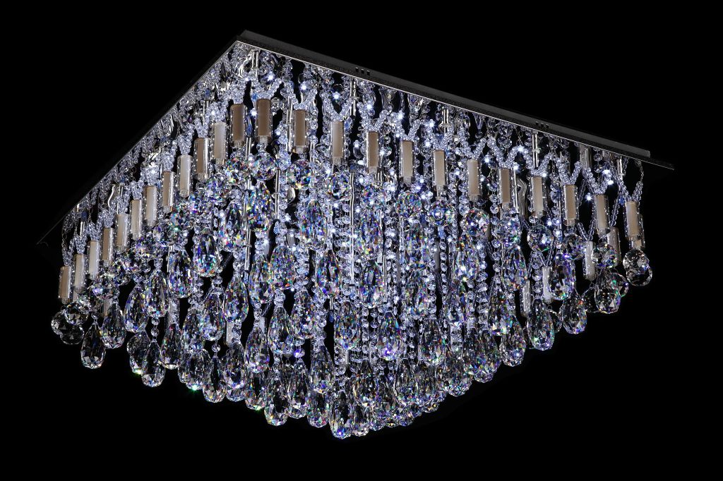 ceiling crystal lighting
