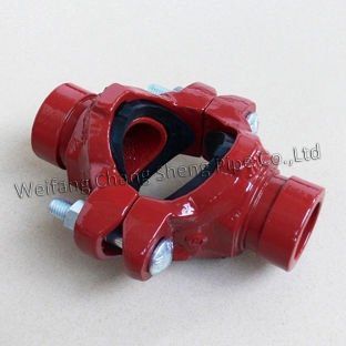 Weifang Ductile Iron Grooved Pipe Fitting UL FM Approved Price