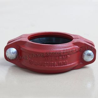 Ductile iron 45 degree grooved elbow and pipe fitting