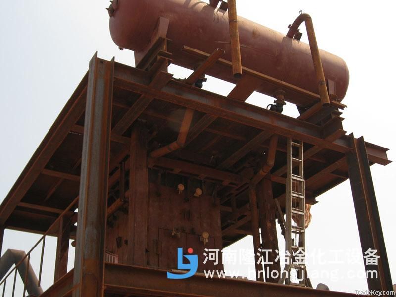 closed lead ore and concentrate smelting furnace