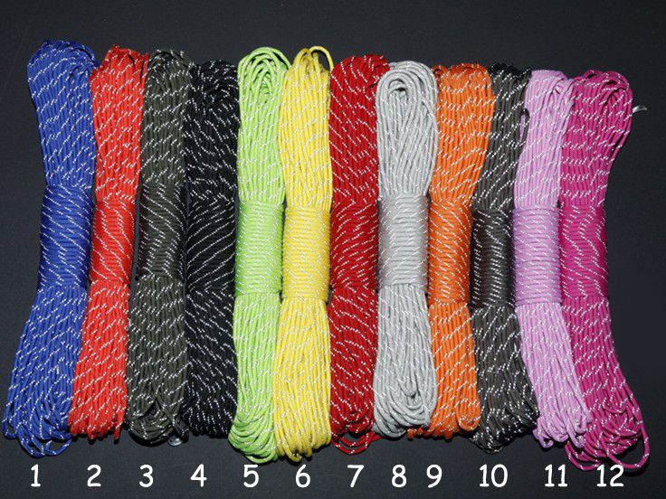 7 strands 550lb Paracord and paracord bracelet,keychain lanyard dog leashes