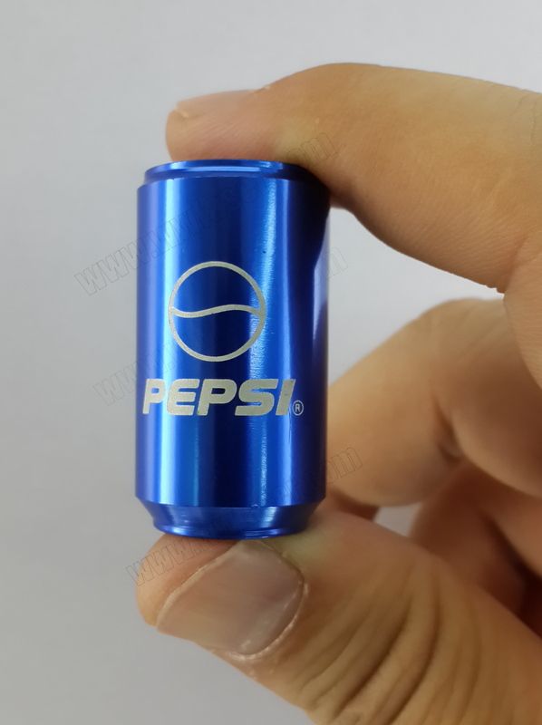 Pepsi Can--Coated with blue paint