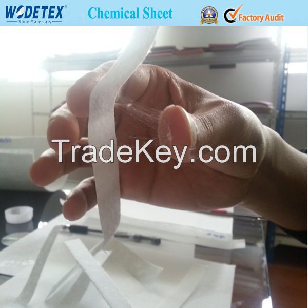 nonwoven chemical sheet for toe puff and back counter