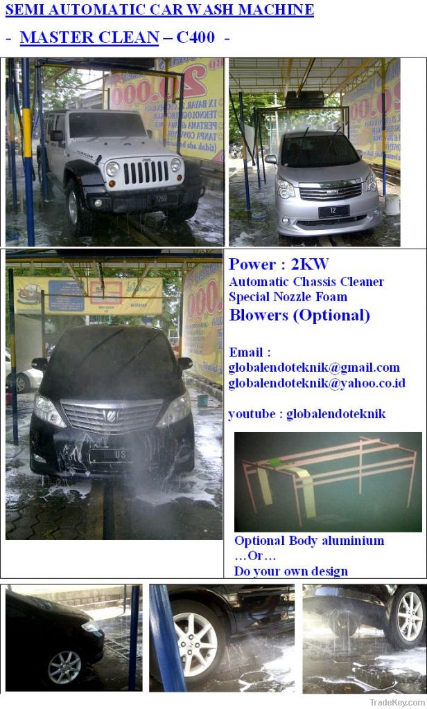 AUTOMATIC CAR WASH 1.85KW, aluminium body