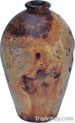 Newly Beautiful Hand-made Carved Wooden Small Root Urn