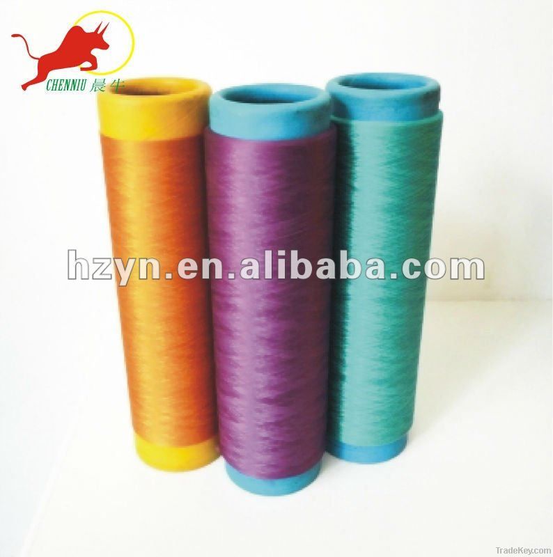 Air coverd spandex yarn