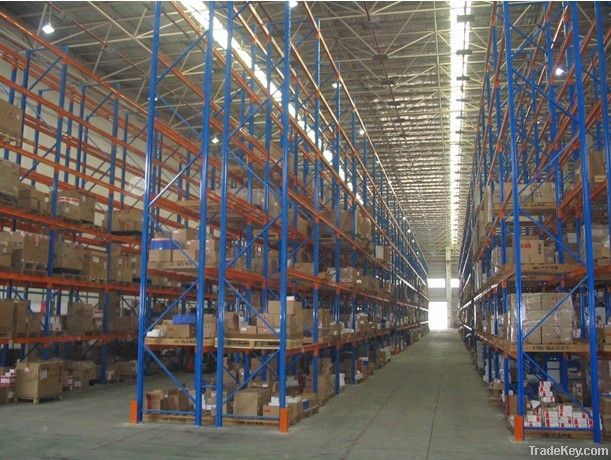 warehouse racking, pallet, container