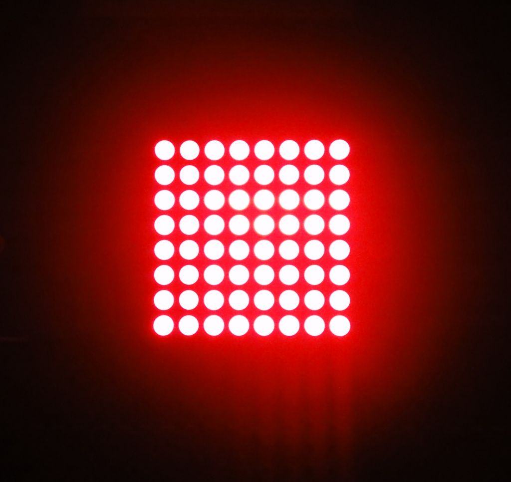 Factory price!!! Mini super red 8X8 led dot matrix display