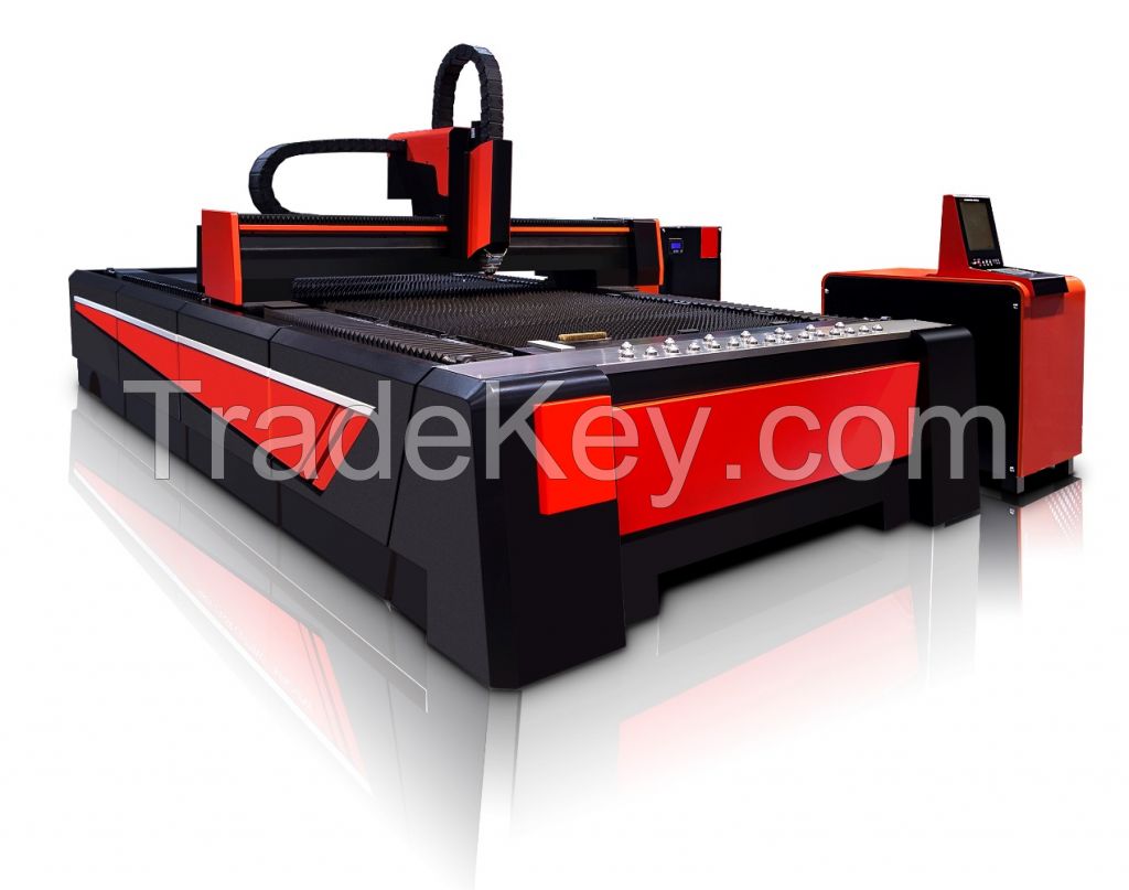 GZ1560HS High Speed Fiber Laser Cutting Machine with Housing and Exchange Table